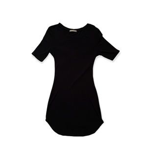 Active USA Ribbed Short Sleeve Dress, Juniors Size L